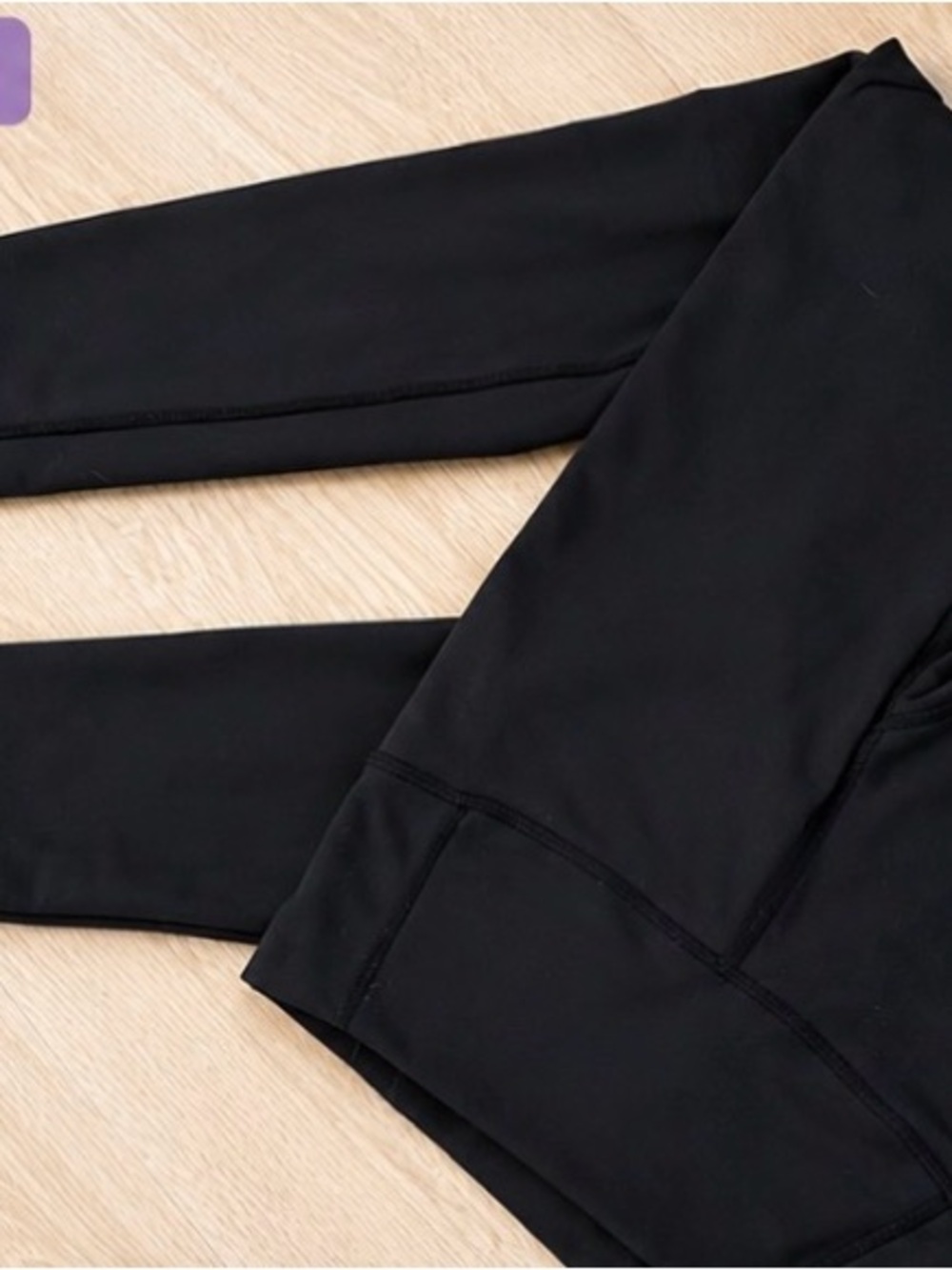 ETHOS Black Polyester/Spandex Athletic Top - M Tall